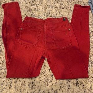 Jessica Simpson kiss me red jeggings